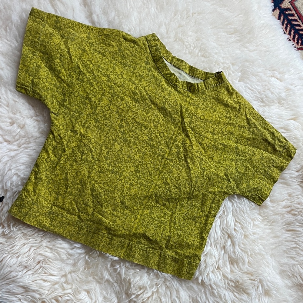 Floral Green Women's Top African